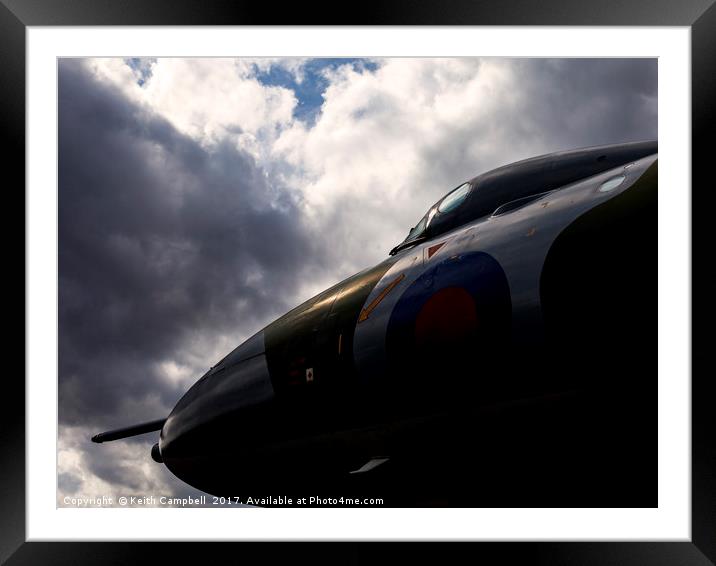 Vulcan Dawn Framed Mounted Print by Keith Campbell