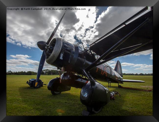 Westland Lysander Framed Print by Keith Campbell