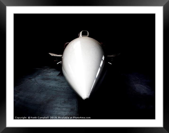 US Navy F-4 Phantom Framed Mounted Print by Keith Campbell