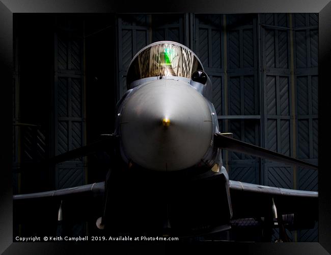RAF Typhoon Framed Print by Keith Campbell