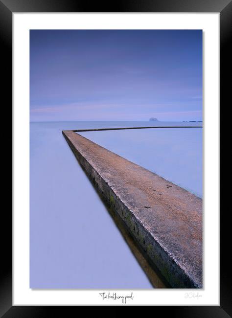 The Bathing pool North Berwick Scotland, Scottish coast Framed Print by JC studios LRPS ARPS