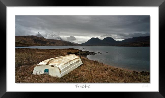 The white boat Scottish Highlands Framed Print by JC studios LRPS ARPS