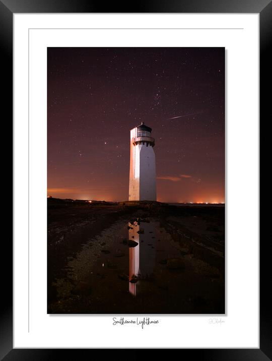 Southerness lighthouse Framed Mounted Print by JC studios LRPS ARPS