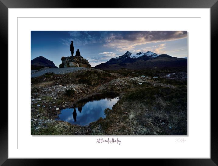 At the end of the day, Sligachan Skye Scotland Hig Framed Mounted Print by JC studios LRPS ARPS