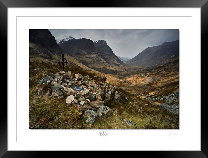 Ralston Glencoe Scotland Highlands Framed Mounted Print by JC studios LRPS ARPS