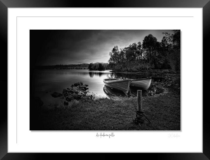 As darkness falls  Framed Mounted Print by JC studios LRPS ARPS