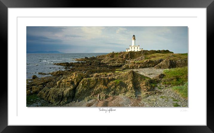 Turnberry lighthouse Framed Mounted Print by JC studios LRPS ARPS