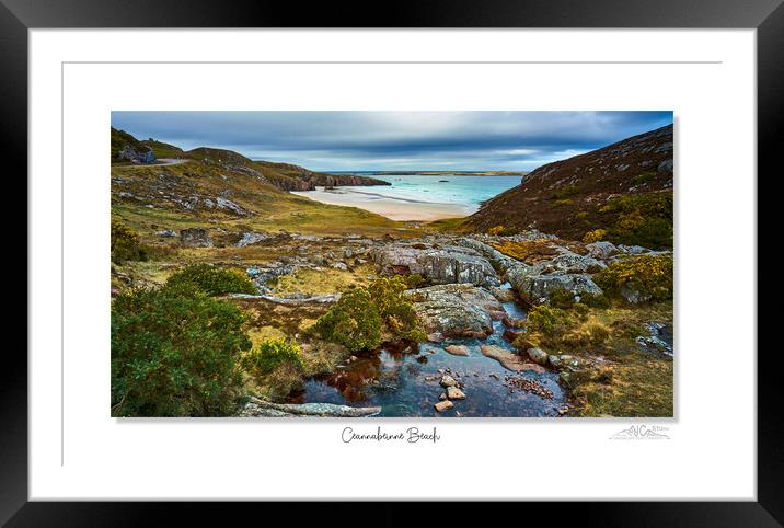 Ceannabeinne Beach Highlands Scotland  Framed Mounted Print by JC studios LRPS ARPS