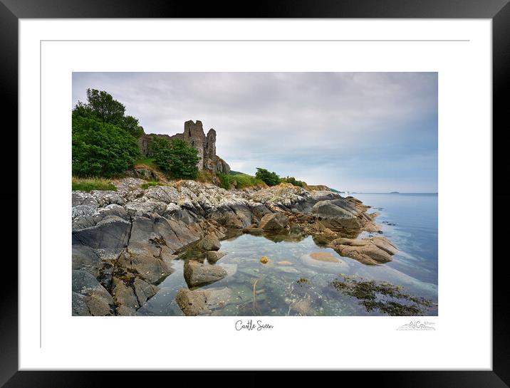Castle Sween  Framed Mounted Print by JC studios LRPS ARPS