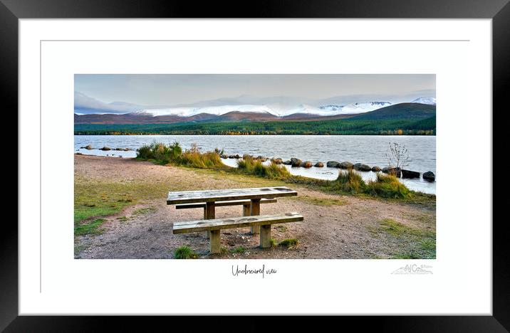 Unobscured view Aviemore Scotland Framed Mounted Print by JC studios LRPS ARPS
