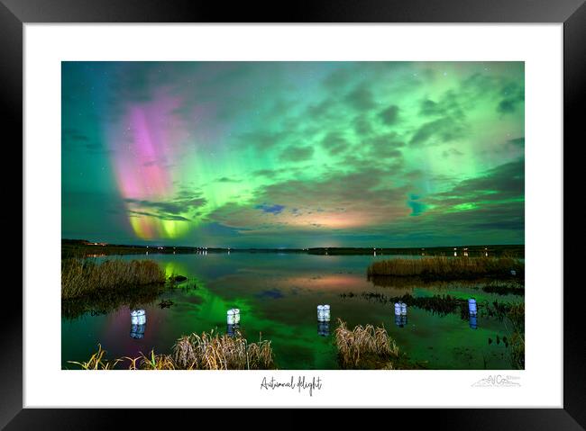 Autumnal delight aurora Framed Print by JC studios LRPS ARPS