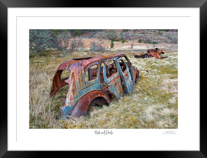 Rust and Dents Framed Mounted Print by JC studios LRPS ARPS