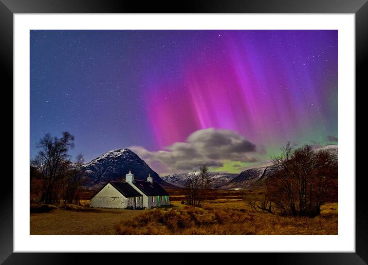 Black rock ccottage aurora simply red Framed Mounted Print by JC studios LRPS ARPS