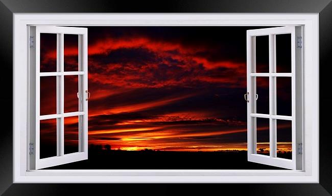 A New Forest sunset by JCstudios Framed Print by JC studios LRPS ARPS