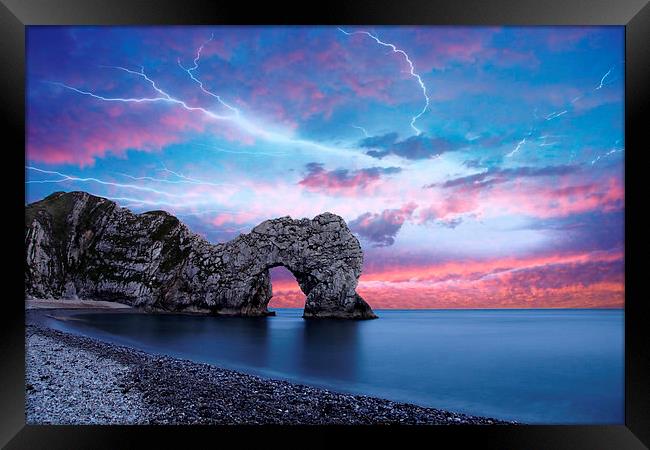  Durdle Door by JCstudios Framed Print by JC studios LRPS ARPS