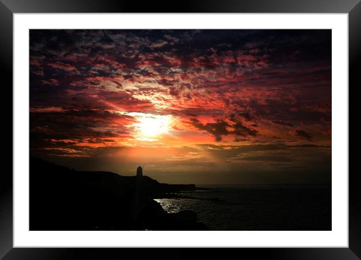 Windmill St Monans as dawn Framed Mounted Print by JC studios LRPS ARPS