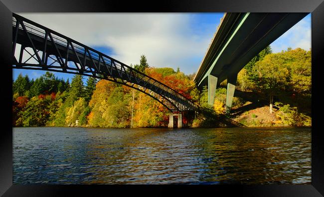 Two bridges in Autumn Framed Print by JC studios LRPS ARPS