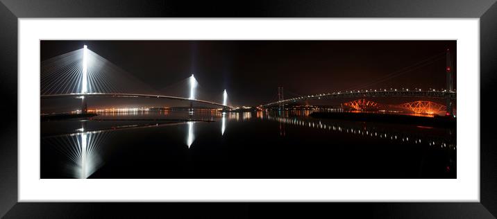 The angels of the North (Three bridges) Framed Mounted Print by JC studios LRPS ARPS