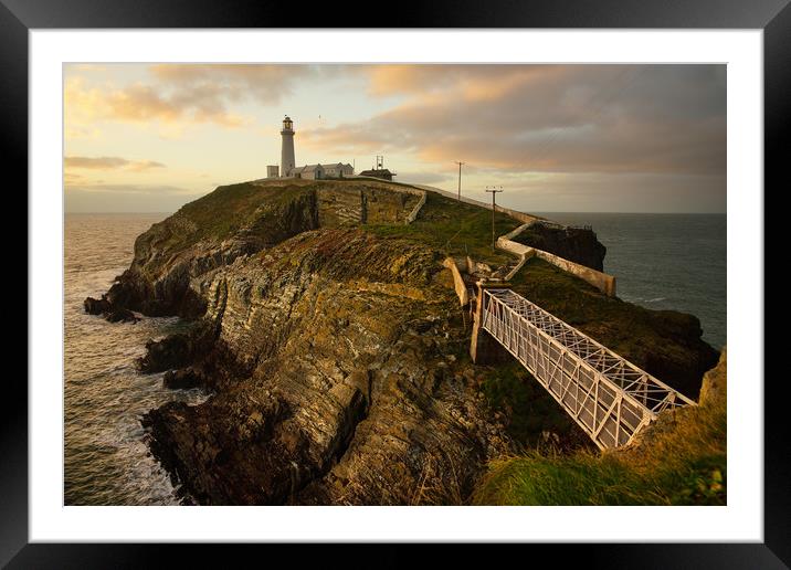 South Stack lighthouse Framed Mounted Print by JC studios LRPS ARPS