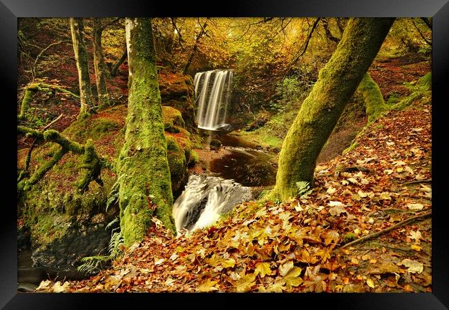Dalcairney Falls in Autumn Framed Print by JC studios LRPS ARPS