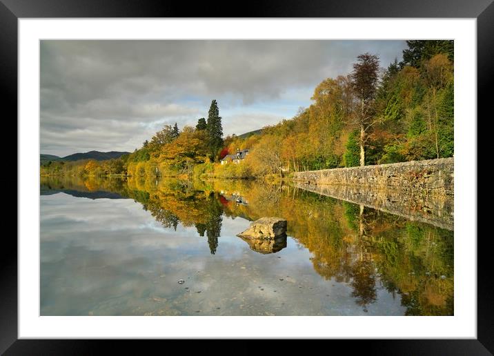 Loch Ard in Autumn Framed Mounted Print by JC studios LRPS ARPS