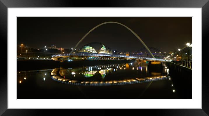 Newcastle pano Framed Mounted Print by JC studios LRPS ARPS