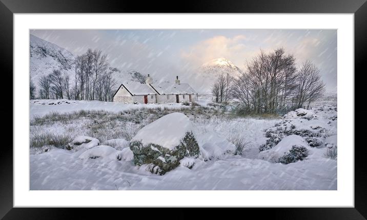 Snowy Glencoe Framed Mounted Print by JC studios LRPS ARPS