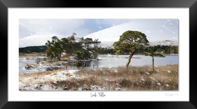 Loch Tulla in winter coat Framed Print by JC studios LRPS ARPS