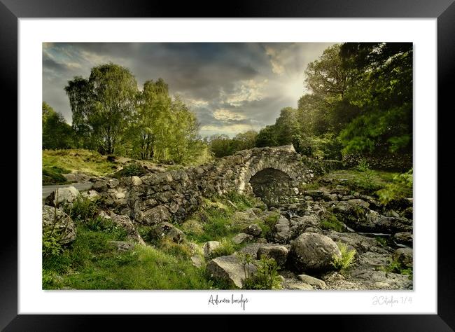 A windy day at Ashness bridge Framed Print by JC studios LRPS ARPS