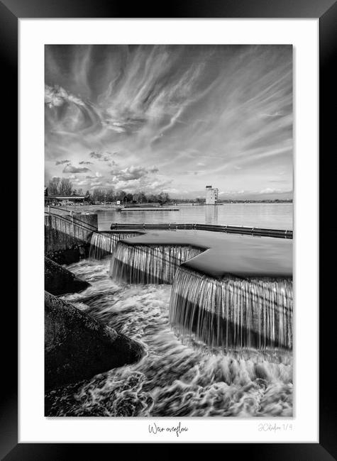 Strathclyde country park weir Framed Print by JC studios LRPS ARPS