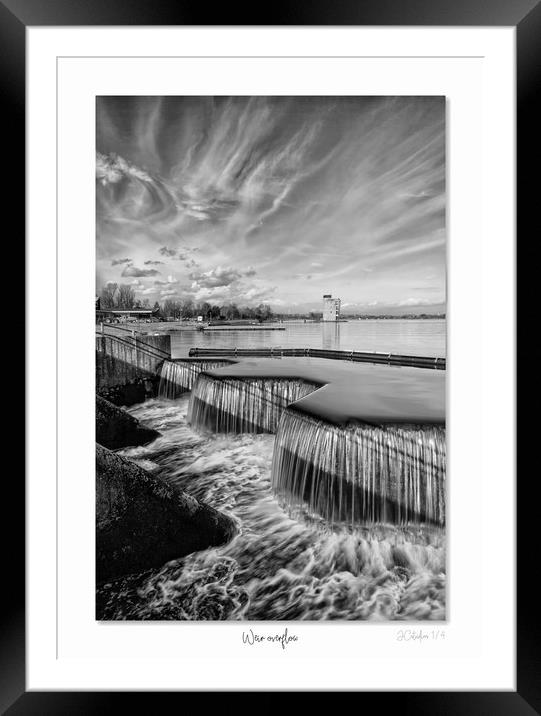 Strathclyde country park weir Framed Mounted Print by JC studios LRPS ARPS