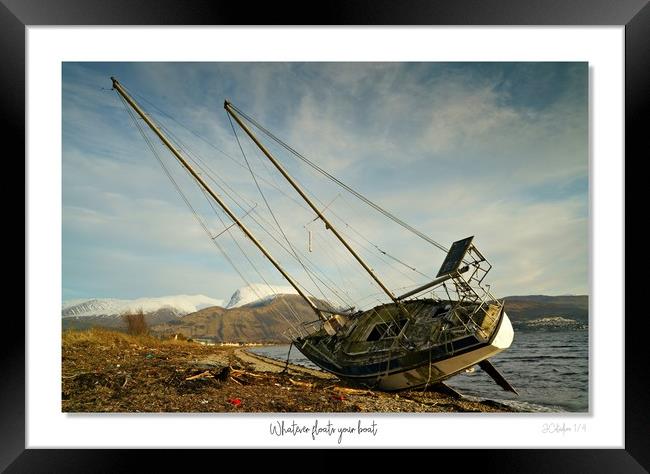 Whatever floats your boat Framed Print by JC studios LRPS ARPS