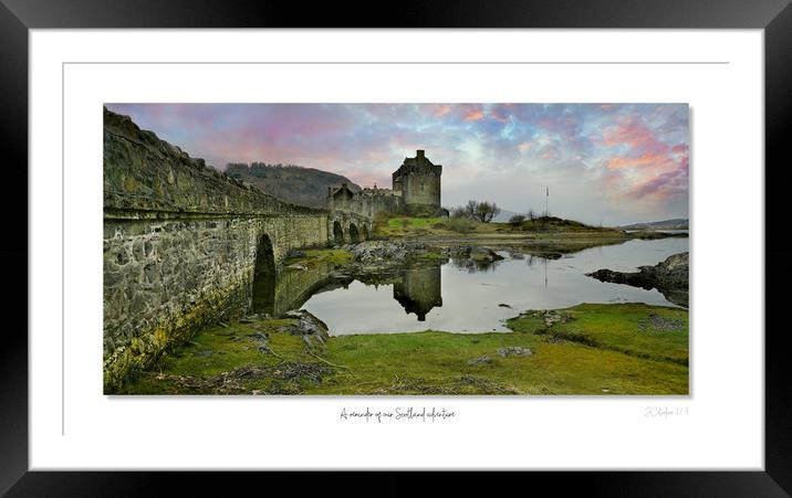              A reminder of our Scotland adventure  Framed Mounted Print by JC studios LRPS ARPS