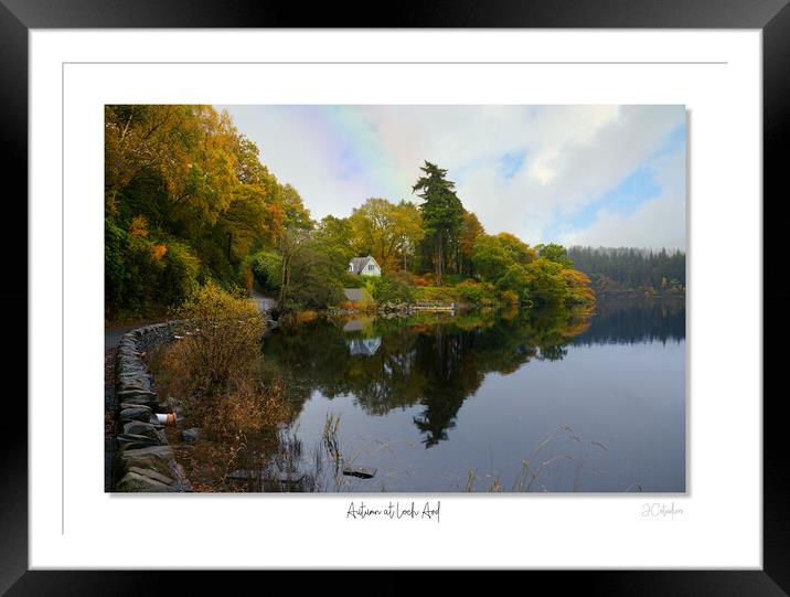 Autumn at Loch Ard Framed Mounted Print by JC studios LRPS ARPS