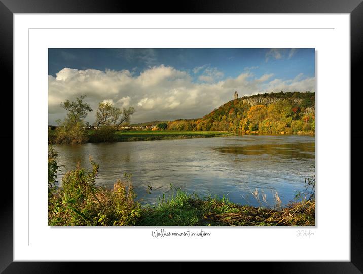 Wallace monument in autumn Framed Mounted Print by JC studios LRPS ARPS