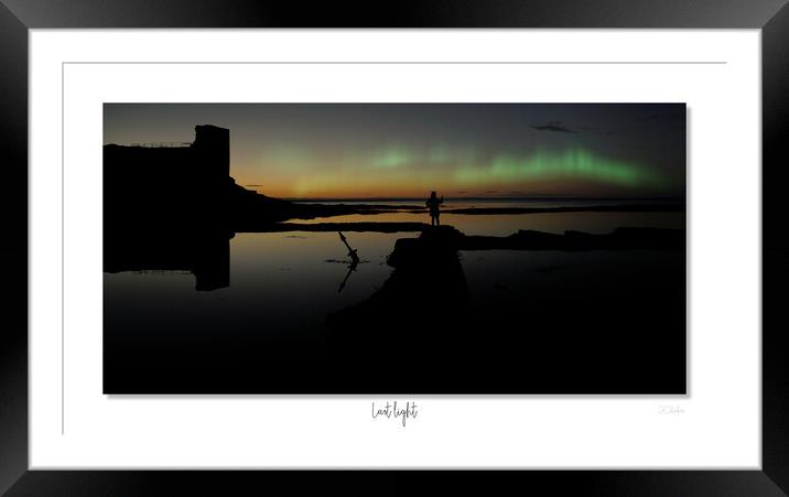 Last Light, St Andrews, Scotland Aurora, panoramic Framed Mounted Print by JC studios LRPS ARPS