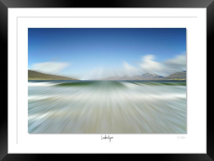  Outer Hebrides, Scotland. Luskentyre Framed Mounted Print by JC studios LRPS ARPS