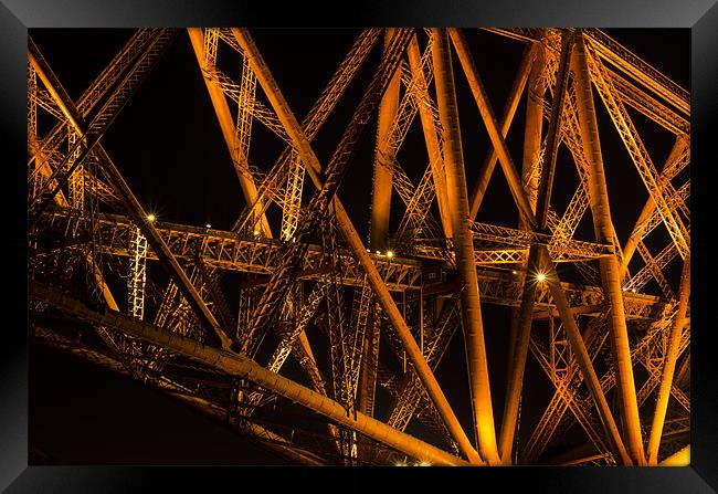 Close Up Bridge Framed Print by T2 Images