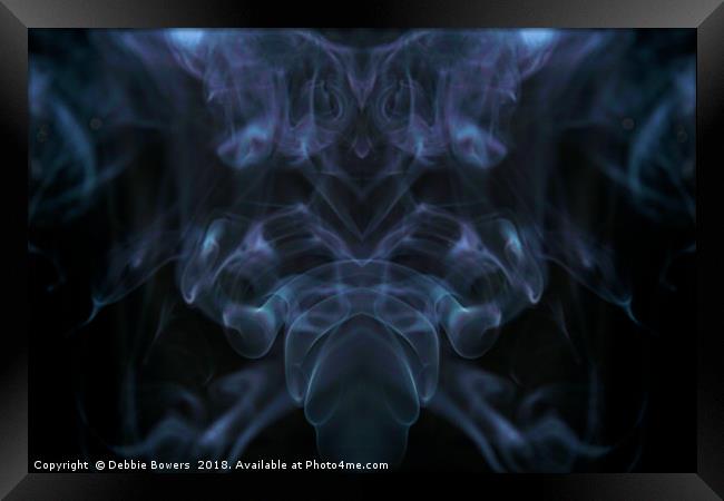 Alien Smoke  Framed Print by Lady Debra Bowers L.R.P.S