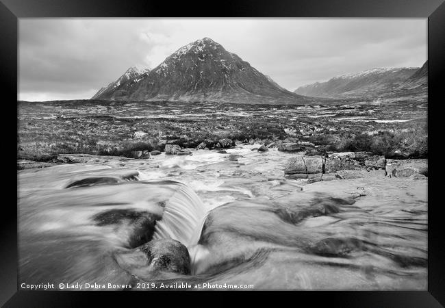 Cauldron Falls Glencoe  Framed Print by Lady Debra Bowers L.R.P.S