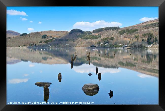 South Loch Earn  Framed Print by Lady Debra Bowers L.R.P.S