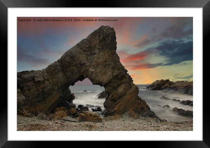 Needle Rock  Framed Mounted Print by Lady Debra Bowers L.R.P.S