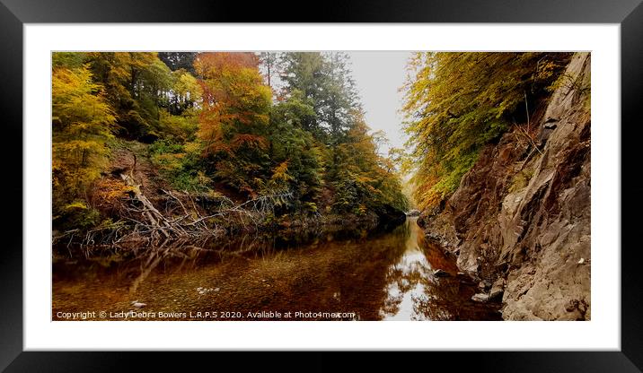 River Garry  Framed Mounted Print by Lady Debra Bowers L.R.P.S