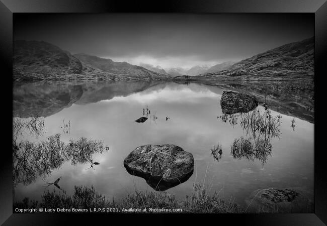 Loch Arklet  Framed Print by Lady Debra Bowers L.R.P.S