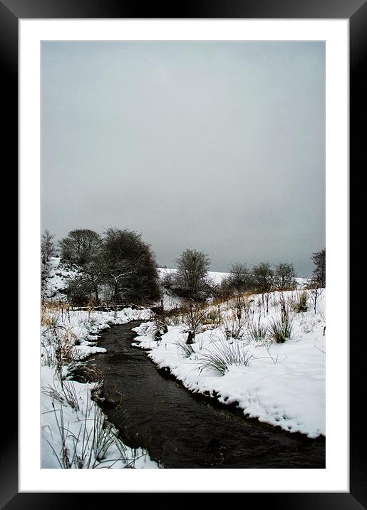 Let it snow. Framed Mounted Print by