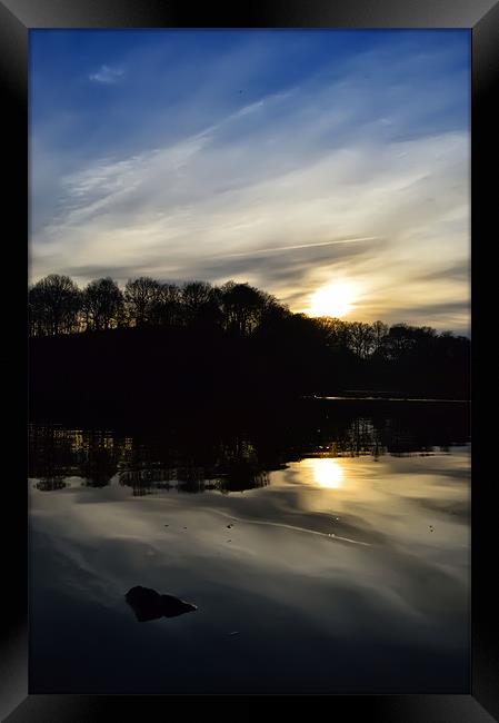 The beauty at the lakes. Framed Print by