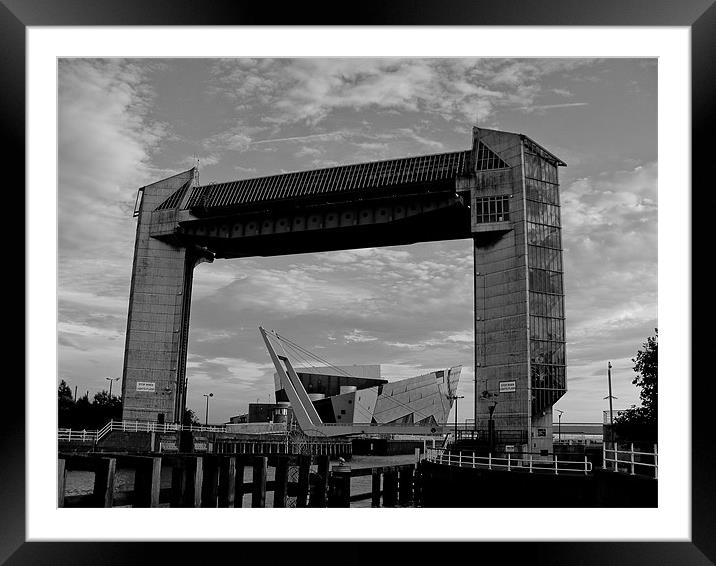 Hull Tidal Barrier Framed Mounted Print by Mark Brindle
