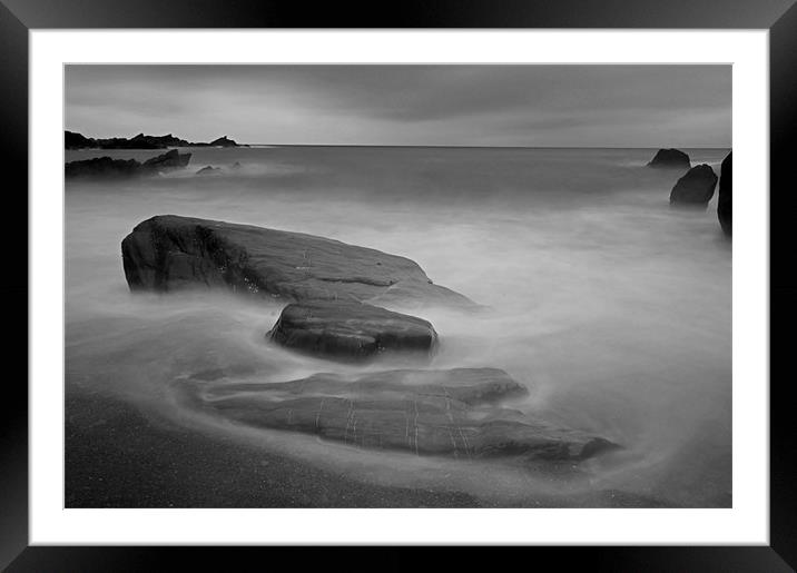 Mystical Rock North Coast Framed Mounted Print by Stephen Walters