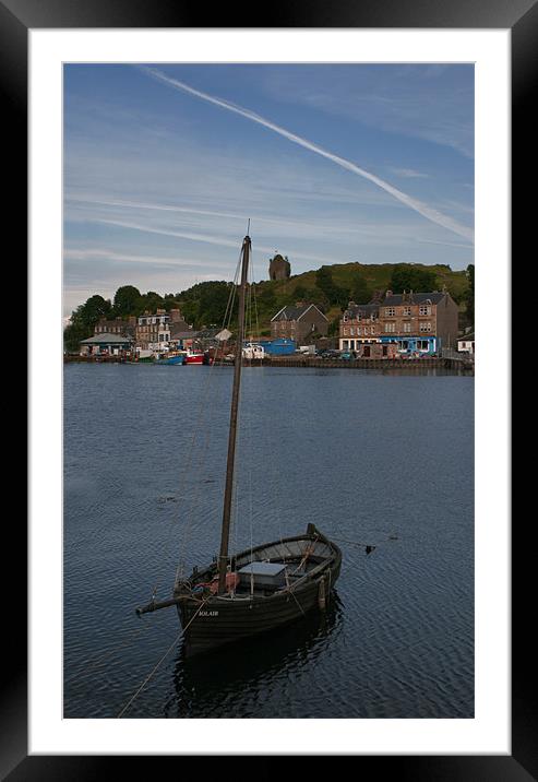 Tarbot Harbour Framed Mounted Print by Tommy Reilly