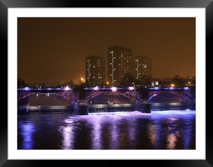 The Weir Framed Mounted Print by Tommy Reilly